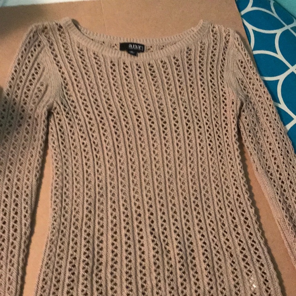 Tan sweater!